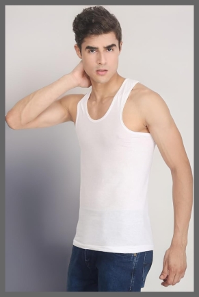 White Baniyan Small Size