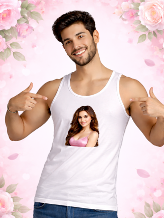 White Baniyan Large Size